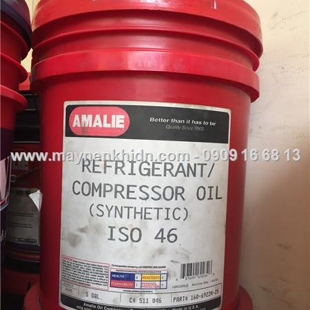 Dầu máy nén khí Amalie Refrigerator/ Compressor Oil (SYNTHETIC) ISO 46 / P/N: 160-69234-25 