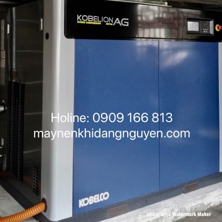 Máy nén khí trục vít Kobelco 75kw (100hp) - AG75A 
